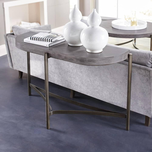 Lyon semi circular concrete - semi-circular,