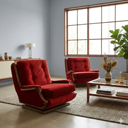 Vintage armchairs painted - vintage,