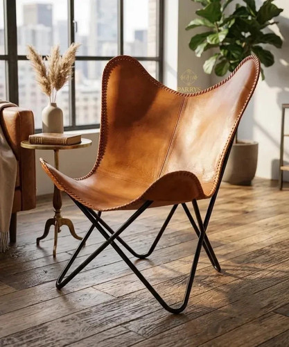 Butterfly chair leather cover - chair,