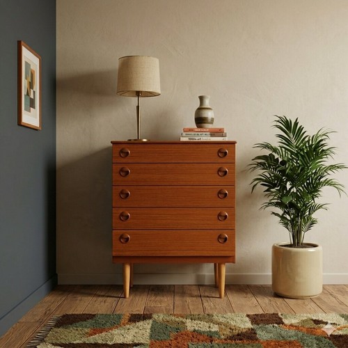 Vintage chest drawers teak - of,