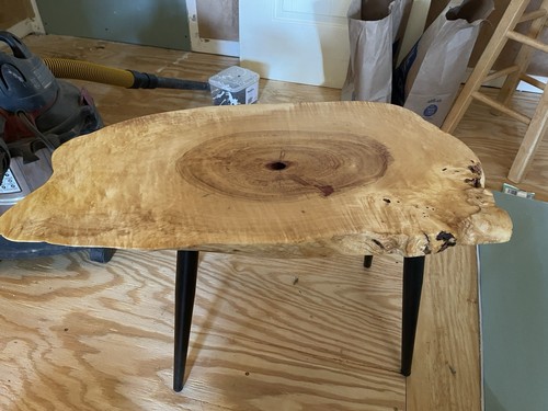 Live edge flaming - flaming, elder