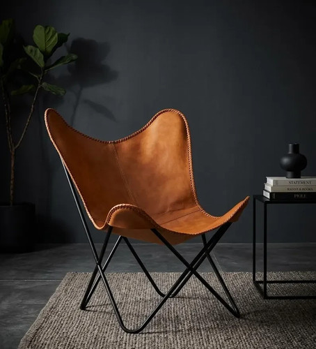 Butterfly chair leather cover - chair,