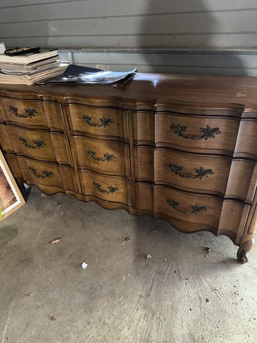 Vintage solid wood drawer - wood, 9-drawer