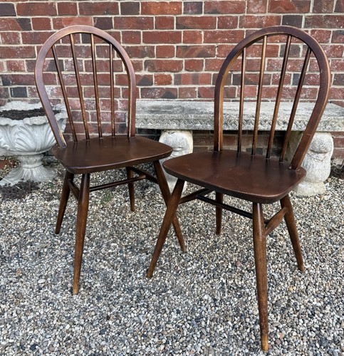 Pair vintage 1960 ercol - of,