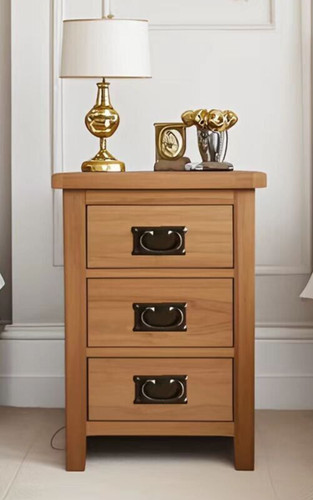 Oakcroft oak bedside cabinet - bedside,