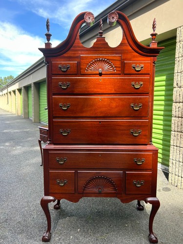 Vintage mahogany chippendale - vintage,