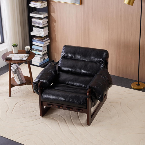 Vintage leather lounge - vintage,